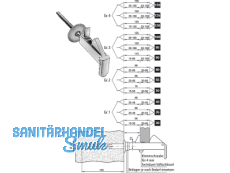 Ladenhalter Fentro 200, Gr. 40-60 schwarz   335145