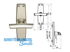 Fenstertrieb 1020 FAVORIT F2 neusilber eloxiert