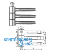 Einbohrband SFS 40H-13-004 verzinkt          dreiteilig Gr. 13