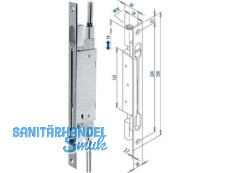 Trkantriegel Fuhr 344K Dorn 19 mm  verzinkt