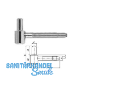 Einbohrband-Unterteil SFS 30-16-M04 verzinkt Gr. 16