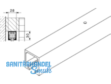 Laufschiene Hawa Junior  40 Lnge 6000mm   10211