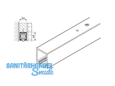 Laufschiene Hawa Junior  80 Lnge 2000mm   10192