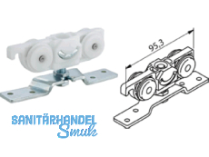 Rollapparat 73 mit Flansch zu Schiebetrbeschlag 73   007360