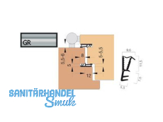 Haustrdichtung Goll SF1016-GR/2 grau, VPE 150 lfm