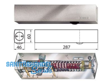 Trschlieer GEZE TS 4000 EN 1-6 silber ohne Gestnge   102789