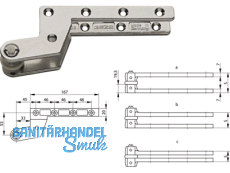 Zapfenband GEZE DB/A 044676