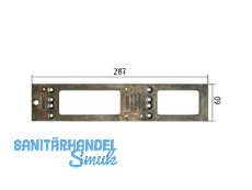 Montageplatte GEZE zu TS 4000/5000 silber   049185