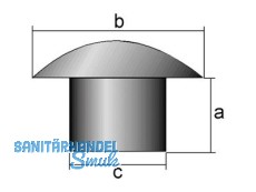 Abdeckstopfen M 7 weiss