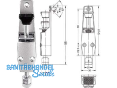 Trfeststeller silberfrbig B 3933 0101