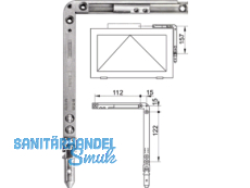 Eckwinkelgetriebe GEZE FZ90re 030811