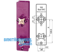 Bohrschablone WG 193 WC