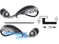 Drckerpaar, Vierkantstift lose 8,5 mm, Trstrke bis 60 mm