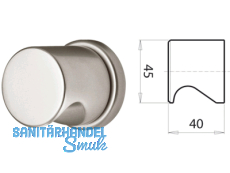 Trknopf 3054/648AFH o. Schrauben/Stift paarweise fix Edelstahl