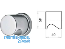 Trknopf 3054/648AFH o. Schrauben/Stift paarweise drehbar verhngt Alu F1