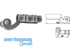 Drckerlochteil rechts, ohne Vierkantstift