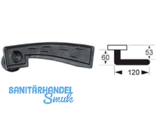 Drckerlochteil rechts, ohne Vierkantstift