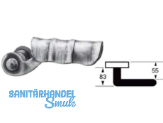 Drckerlochteil rechts, ohne Vierkantstift