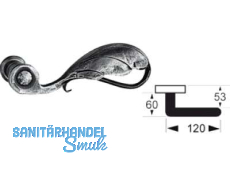 Drckerlochteil rechts, ohne Vierkantstift