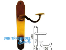 Langschild PZ 88 mm, ohne Befestigungsschrauben