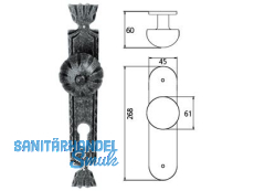 Knopflangschild Nr.20-11 Z geschmiedet