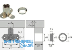 Hebelschloss Z23  18 mm 72502