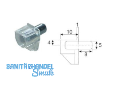 Bodentrger Bodentrger Safety-T  5 mm transparent 4303.124