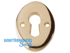 Schlsselschild 482-30ZN5  BB 25x35 mm oval Lochabstand 15 mm Messing glanz