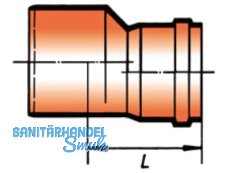 PVC-Kanal Reduktion  DN 250/200 KGR  Nr.4337