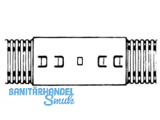 Verbindungsmuffe Svm 100 mm