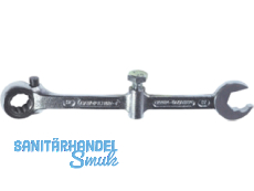 Sanitr-Montageschlssel M10 mit Knarre 17x19mm