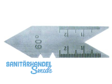 Spitzgewindestahllehre Format 60 metrisch 44530060