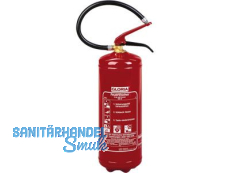 Pulverfeuerlscher Gloria PD 6 GA  6 kg m.Wandhaken Brandklasse ABC NORM EN3