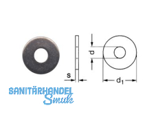 Scheibe A2 DIN 9021  M 16 (17,0 x 50,0 x 3,0)