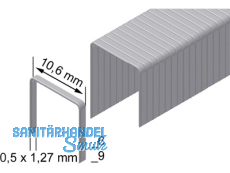 Klammern Prebena  geharzt PF14CNK Paket a 3000 Stk.