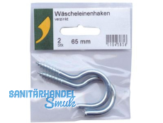 SBV-Wscheleinenhaken verzinkt 80 mm A 2 STK