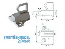 Oberlichtschnapper Nr. 900 Alu-Silber eloxiert  EV1