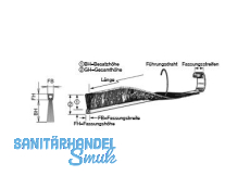 Dichtungsbrste FE 4.0-12 2000 mm Brstenhhe 12mm