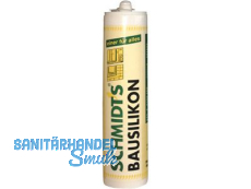 Silikon Bau Schmidts neutralvernetzend (Silikon N) Oxim grau 310ml VOC=1,30%