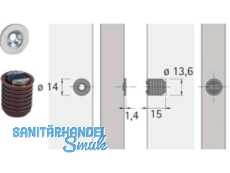 MagnetschnaPPer M73/GP9 braun Haftkraft 4 kg 13158