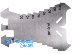 Anreischablone WGF 278601 INOX 1,3mm gehrtet 140x100mm