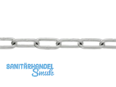 Gliederkette-C   6 mm  verzinkt DIN 5685-C, gerade, Bnd=30 lfm