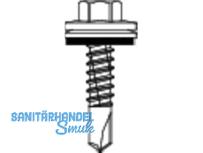 Bohrschraube mit Dichtscheibe JT2 - 12 - 5,5 x  80 V16