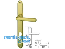 Langschild WC 90 mm auen, Rot-Wei-Anzeige, ohne Befestigungsschrauben