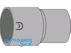 bergang Strabusil DN 100/100 mit KG-Spitzende 556.61.100