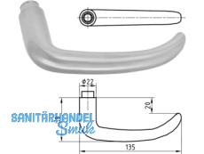 Drckerlochteil 5038 Lugano 8,5 mm Edelstahl 402242