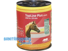 Weidezaunband TopLine gelb/orange 20mm 200m Nr.449563