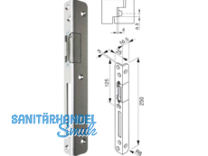 Winkelschliessblech Doorsafe rechts  4 mm Falzluft 259284