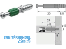 Einschraubdbel Twister DU 319 T Spannma 20 mm verzinkt 48037