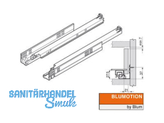 Tandemfhrung 560 H 420 30 kg Vollauszug mit BM-integriert    625.220.2